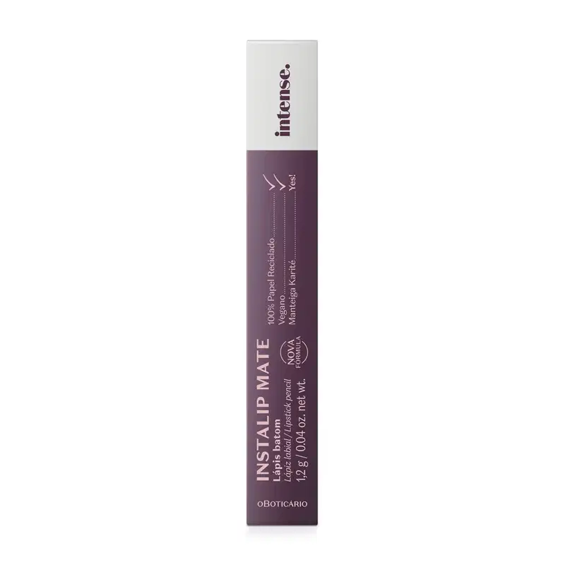 Lápis Batom Instalip Mate Nude Intense 1,2g