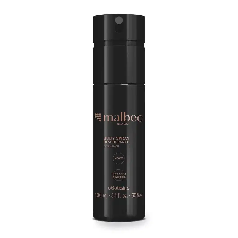 Body Spray Desodorante Malbec Black 100ml