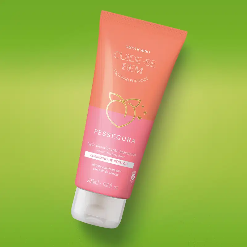 Loção Hidratante Desodorante Corporal Cuide-se Bem Pessegura 200ml