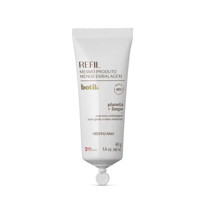 o Boticário Botik Ácido Glicólico Reset Noturno Refil  - Máscara Facial Noturna 40g
