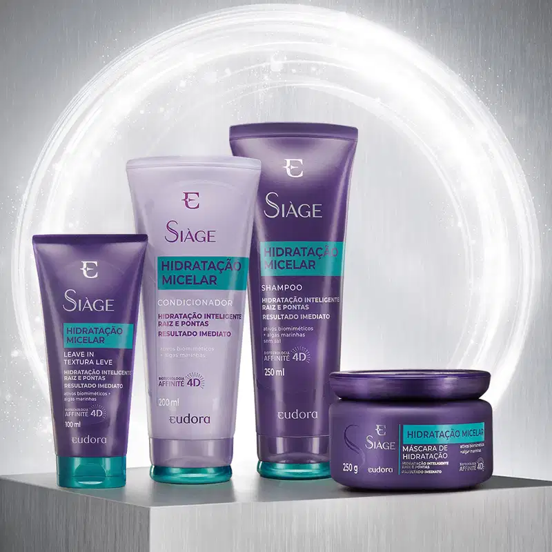 Kit Eudora Siàge Hidratação Micelar Super (4 Produtos)