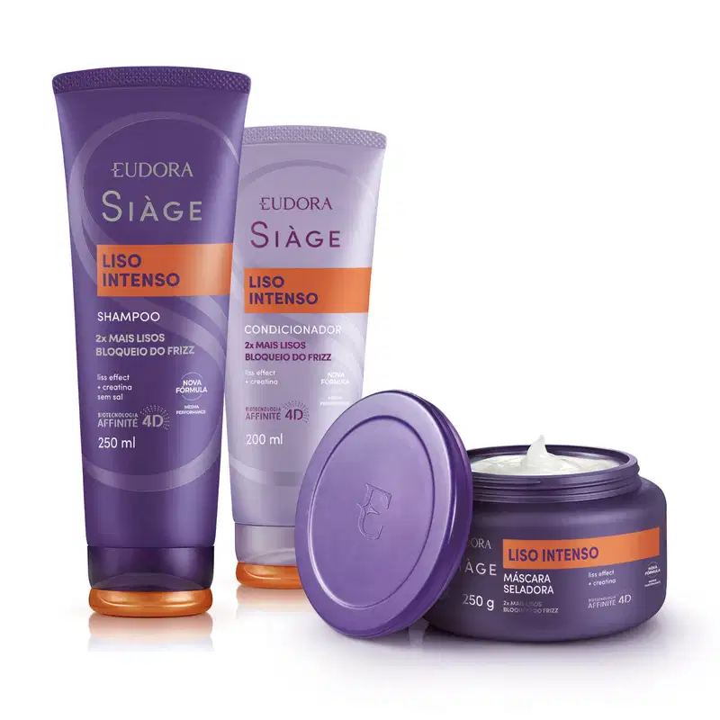 Kit Eudora Siàge Liso Intenso Trio (3 Produtos)