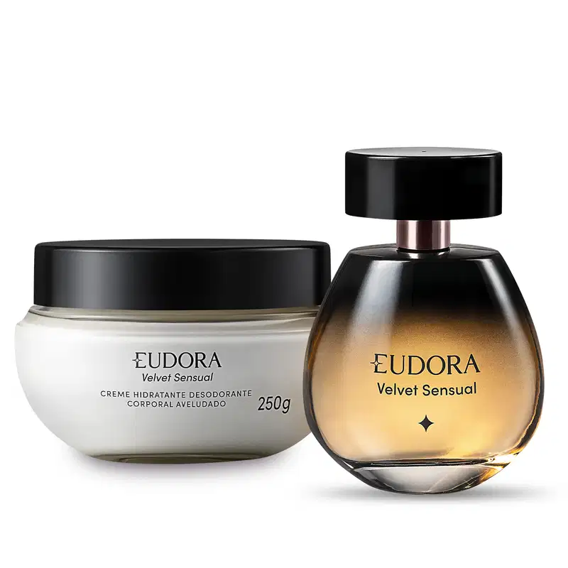 Combo Velvet Sensual: Desodorante Colônia 100ml + Creme  Hidratante Desodorante Corporal 250g