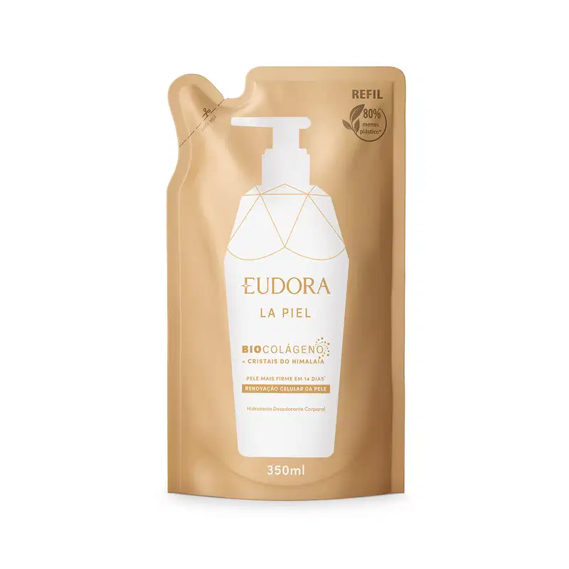 Eudora La Piel Cristais do Himalaia Refil - Hidratante Desodorante Corporal 350ml