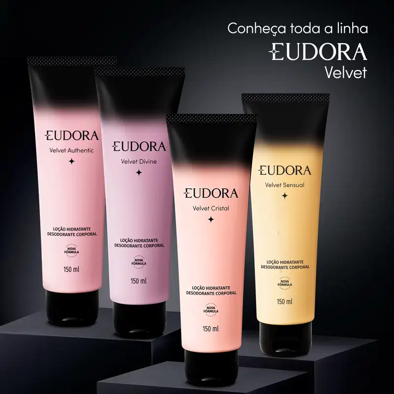 Loção Desodorante Corporal Eudora Velvet Sensual 150ml