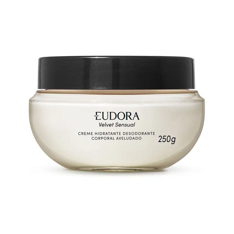 Creme Hidratante Desodorante Corporal Aveludado Eudora Velvet Sensual 250g