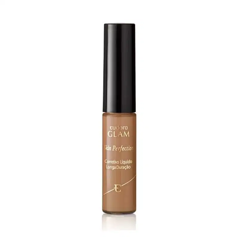 Corretivo Líquido Longa Duração Glam Skin Perfection Bege Escuro 1 6,4ml