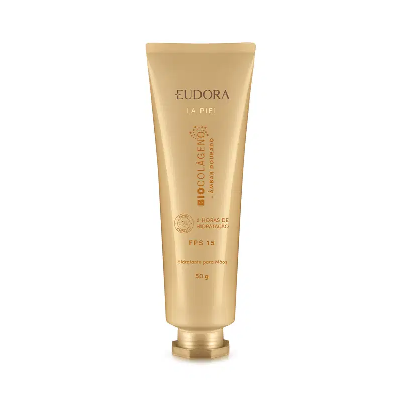 Creme Hidratante para Mãos FPS 15 La Piel Âmbar Dourado 50g