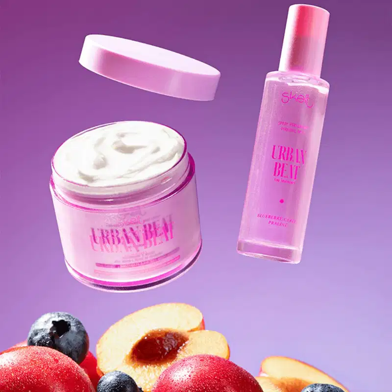 Kit Skelt Urban Beat - Hidratante Corporal Body Cream + Perfume Mist (2 Produtos)