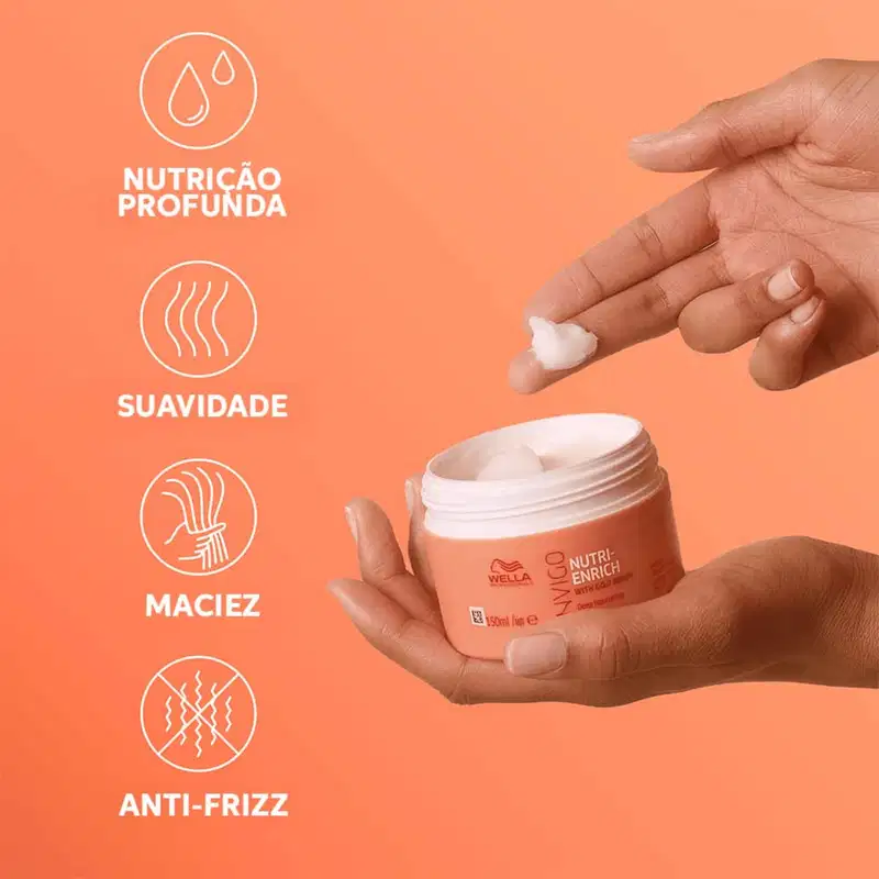Kit Wella Cronograma Capilar Brilliance + Nutri-Enrich + Fusion (3 Máscaras)