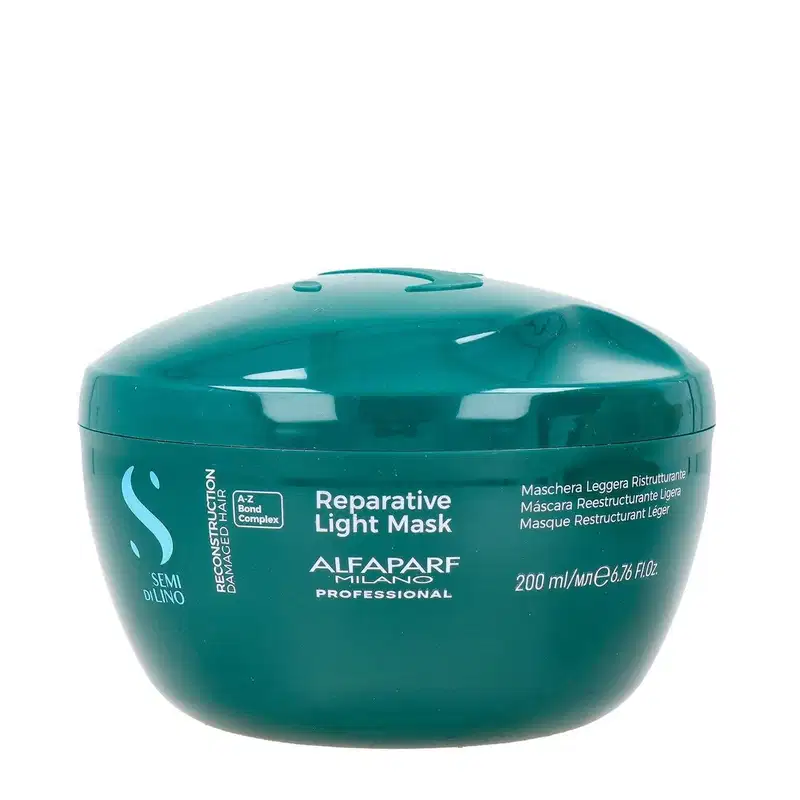 Kit Alfaparf Semi Di Lino Reconstruction - Máscara Suave 200ml + Creme 125ml