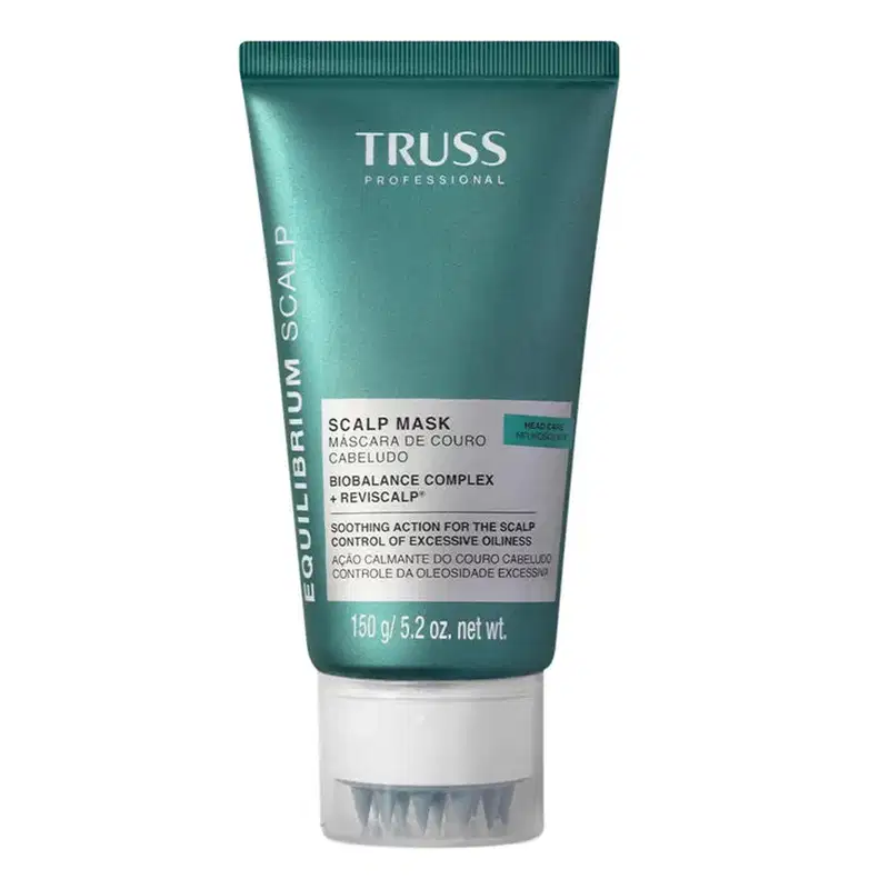 Kit TRUSS Equilibrium Scalp - Shampoo 1L + Condicionador 1L + Máscara 150g + Uso Obrigatório Óleo 30ml