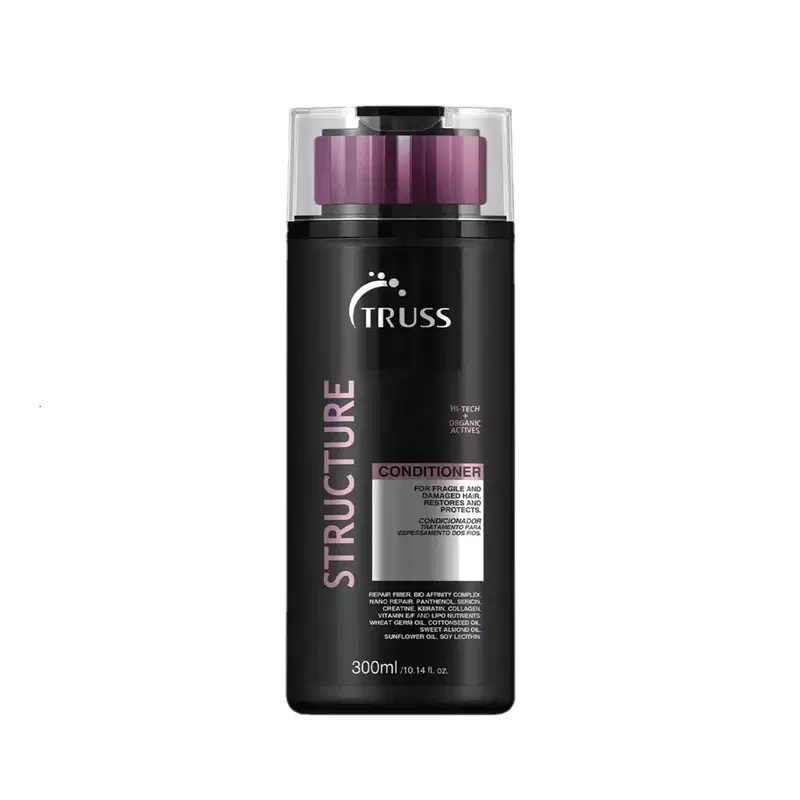 Kit Truss Structure - Shampoo 300ml + Condicionador 300ml+ Frizz Zero 260ml