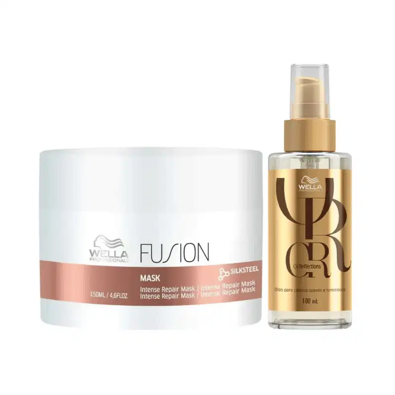 Kit Wella Professionals Óleo Oil Reflections 100ml + Máscara Fusion 150ml
