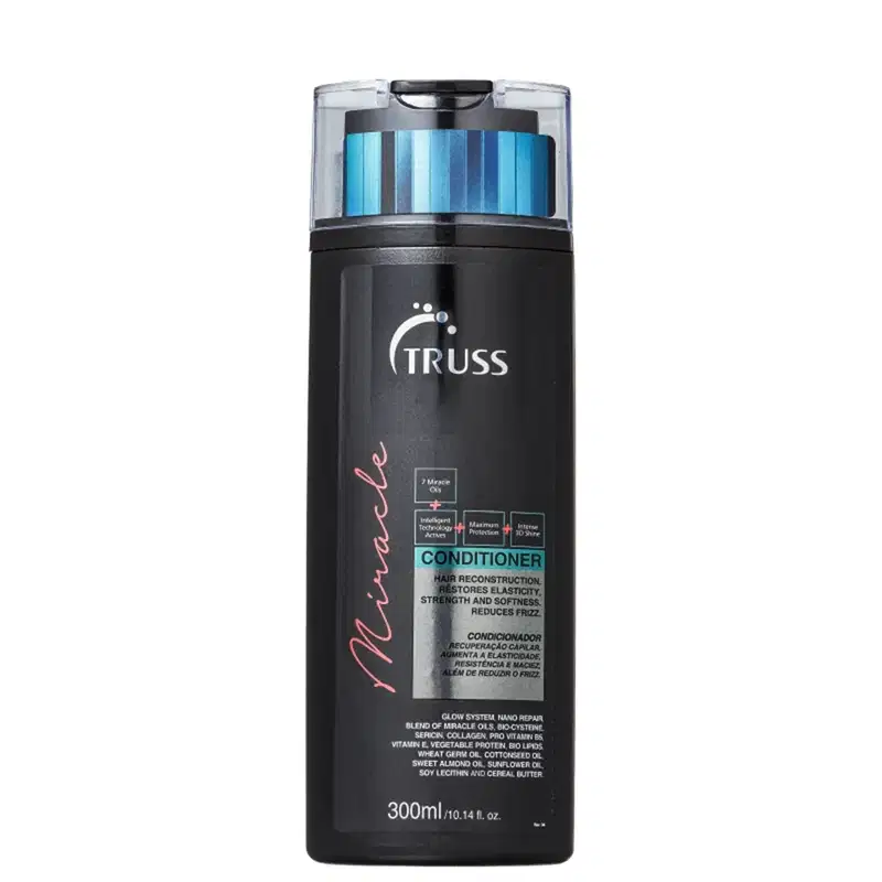 Kit Truss Miracle Shampoo 300ml + Condicionador 300ml + Net Mask 550g + Uso Obrigatório 260ml