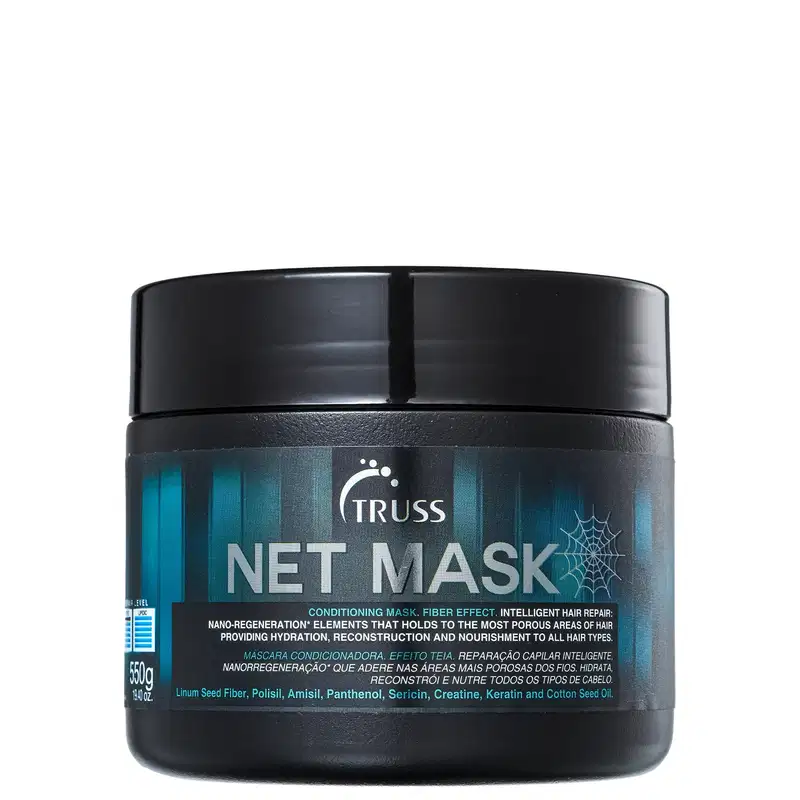 Kit Truss Miracle Shampoo 300ml + Condicionador 300ml + Net Mask 550g + Uso Obrigatório 260ml
