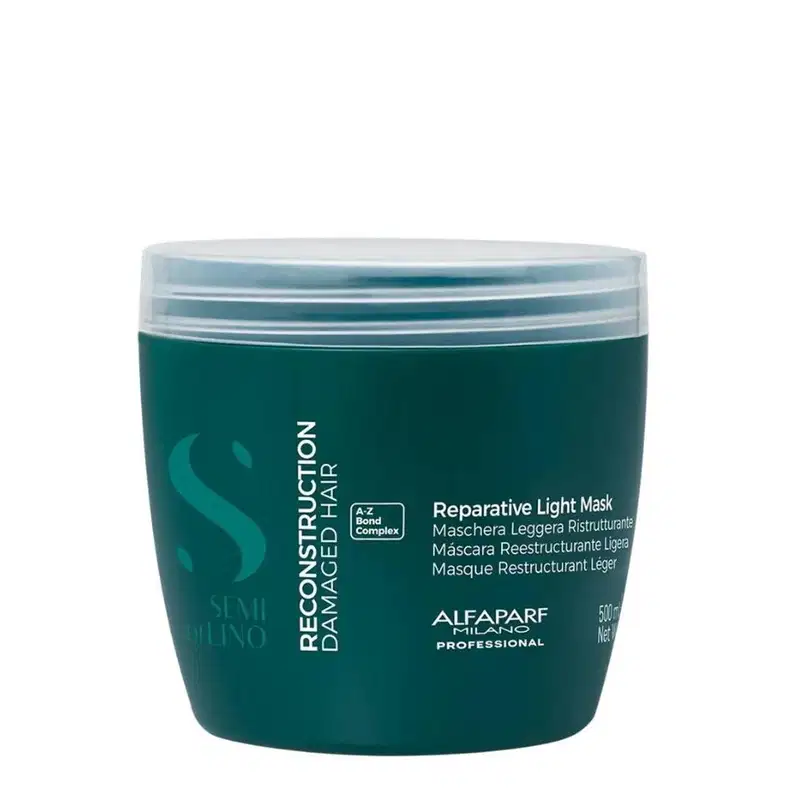 Kit Alfaparf Semi Di Lino Reconstruction - Máscara Suave 500ml + Creme 125ml