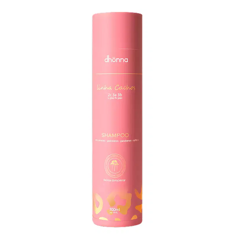 Kit Cachos Dhonna | Limpeza, Hidratação, Nutrição e Definição em 4 Produtos