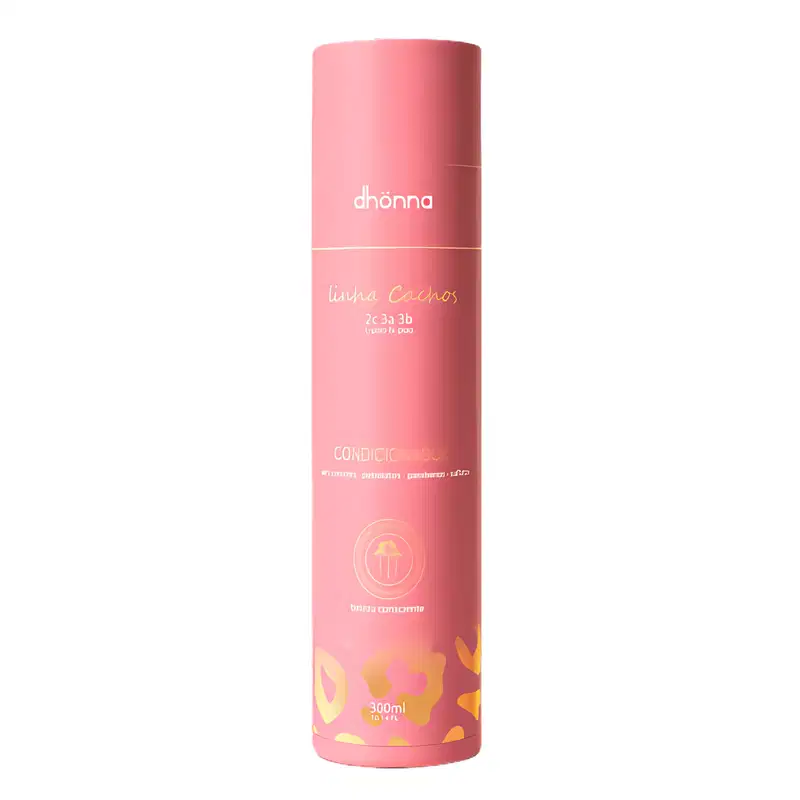 Duo Shampoo e Condicionador Cachos 300mL - Dhonna | Hidratação e nutrição para cachos macios e soltos