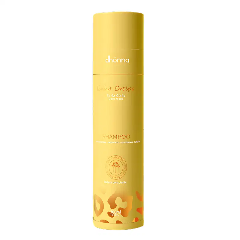Kit Crespos Shampoo, Condicionador, Creme de Pentear e Máscara - Dhonna | Cachos Definidos e Hidratados