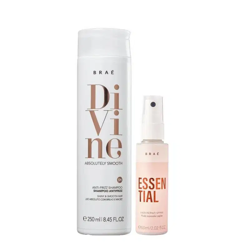 Kit Braé Divine - Shampoo 250ml + Fluído Reparador 60ml