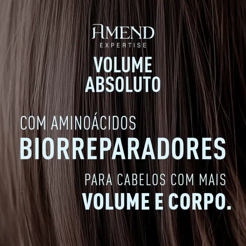 Kit Shampoo e Máscara Amend Expertise Volume Absoluto