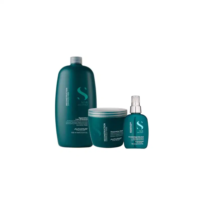 Kit Reconstruction Shampoo, Máscara e Fluído - Alfaparf