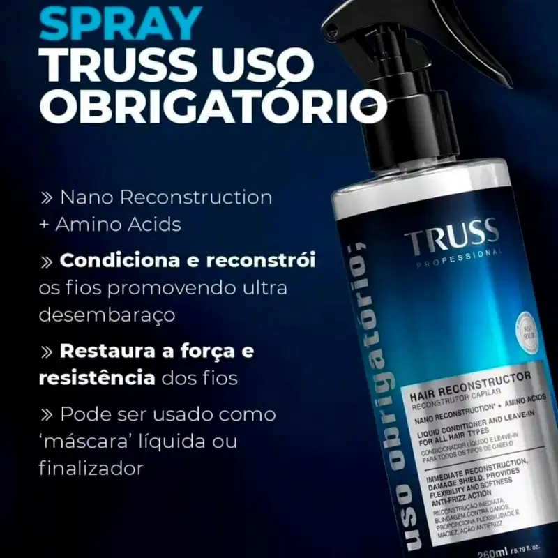 Combo Uso Obrigatório: Spray Reconstrutor 260ml (2 Produtos)