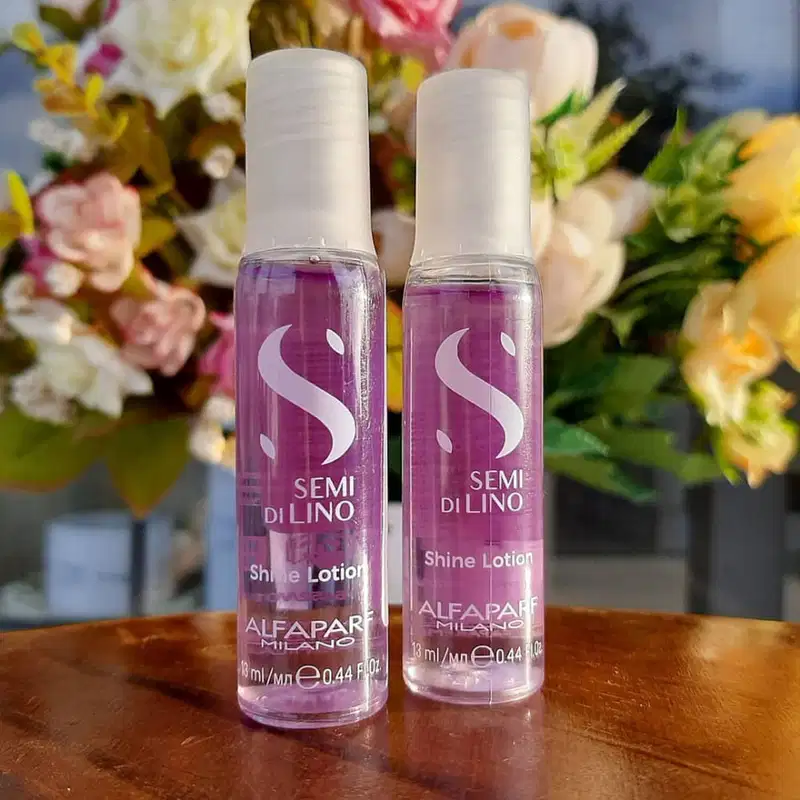 Kit Ampola Rosa Alfaparf Semi Di Lino Sublime Shine Lotion (06x13ml)