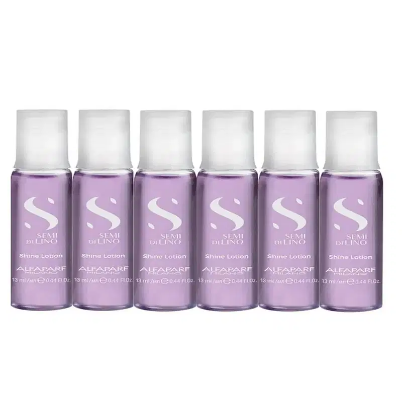 Kit Ampola Rosa Alfaparf Semi Di Lino Sublime Shine Lotion (06x13ml)