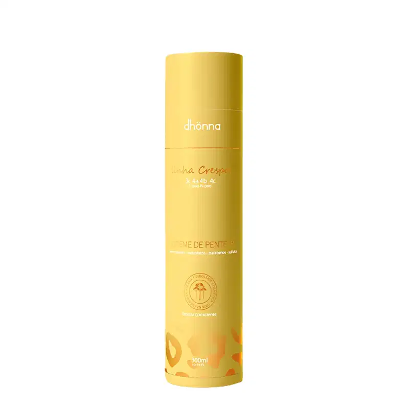 Kit Crespos Shampoo, Creme de Pentear e Gel Creme Dhonna | Limpeza e Definição com Brilho em 3 Produtos