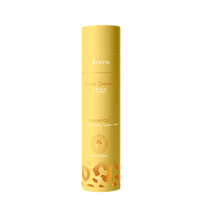 Kit Crespos Shampoo, Creme de Pentear e Gel Creme Dhonna | Limpeza e Definição com Brilho em 3 Produtos