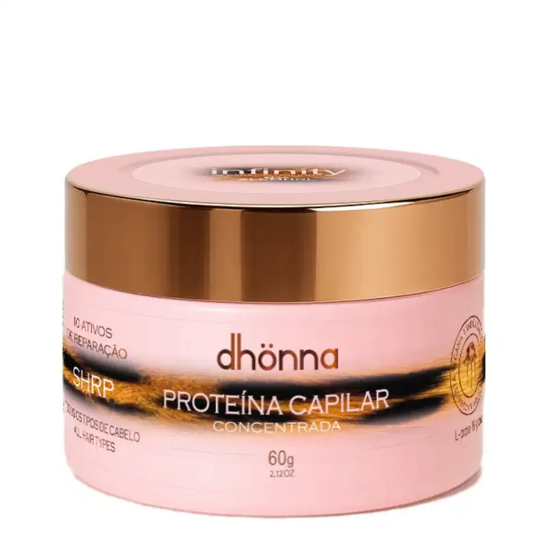 Kit Shampoo Cachos, Gel Creme Cachos e Proteína Capilar Infinity – Dhonna | Limpeza, Definição e Umectação