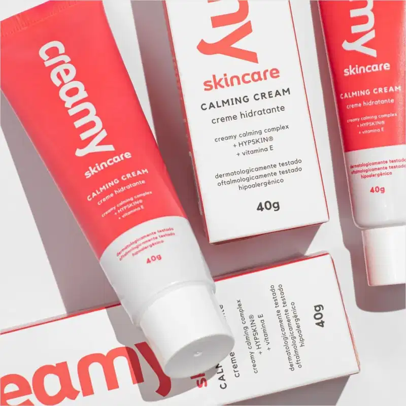 Kit Creamy Gel Retinol 30g+Protetor FPS60+Hidratante Calming
