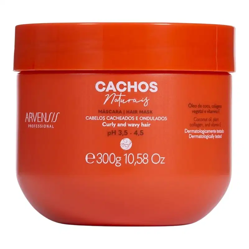 Kit Arvensis Professional Cachos Naturais - Shampoo 300ml + Ativador 300ml + Máscara 300ml