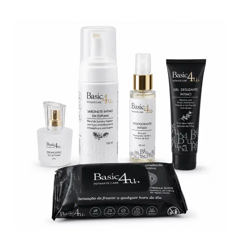 Kit Best-Sellers Basic4u: Os mais Amados Rotina íntima completa