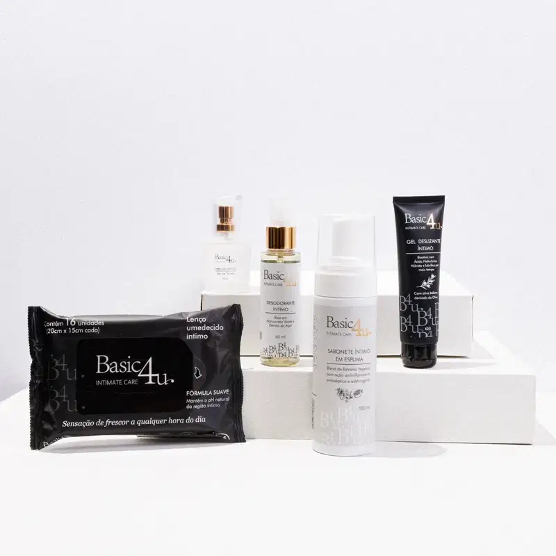 Kit Best-Sellers Basic4u: Os mais Amados Rotina íntima completa