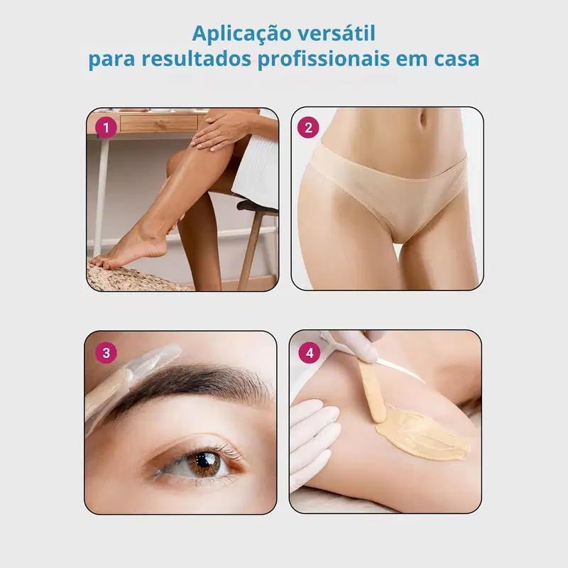 Kit Cera Quente em Barra Depil Bella Própolis com Mel 2kg