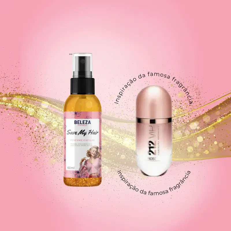 Kit secador 5 em 1 perfume capilar  e minichapinha