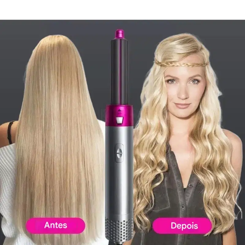 Kit secador 5 em 1 perfume capilar  e minichapinha