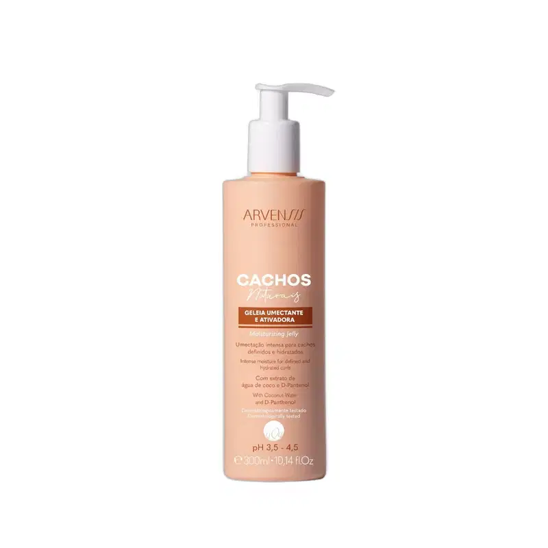 Kit Arvensis Cachos Naturais - Shampoo + Geleia Light & Leave-In Light 300ml