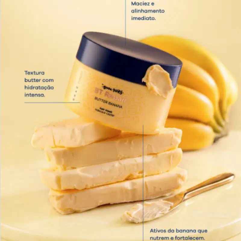 Kit Braé Stages By Bruna Tavares Óleo Condicionante Repair Butter Banana 60ml + Máscara Condicionante Repair Butter Banana 200g