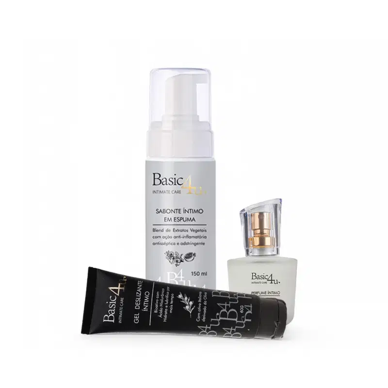 Kit Intimate Essentials Basic4u: Frescor, Conforto e Suavidade nos Momentos Íntimos