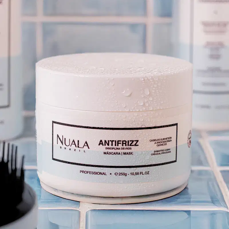 Kit Nuala Antifrizz Shampoo + Condicionador + Máscara + Leave-in (4 Produtos)