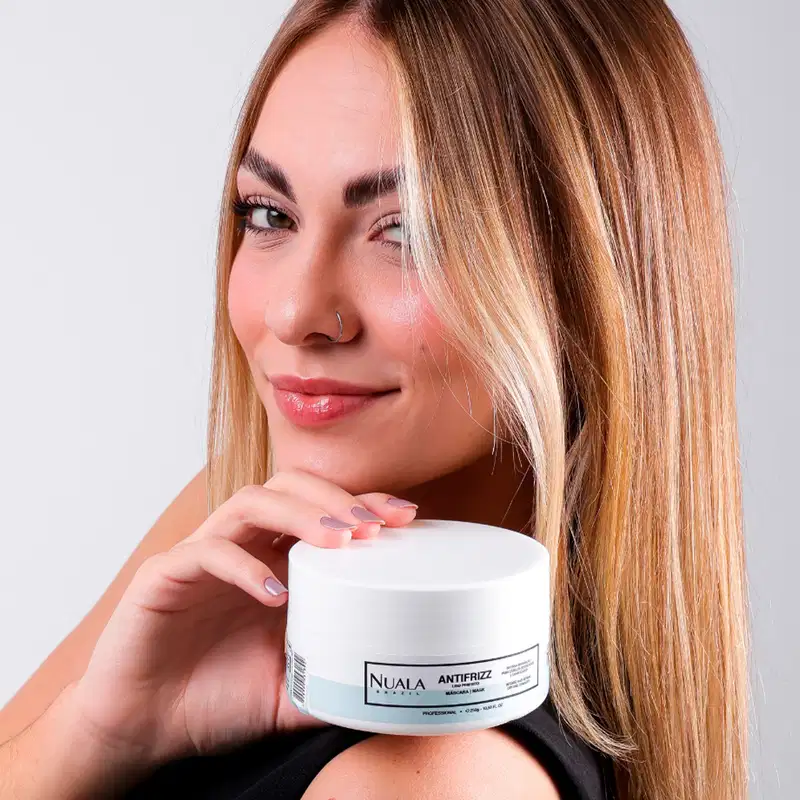 Kit Nuala Antifrizz Shampoo + Condicionador + Máscara + Leave-in (4 Produtos)