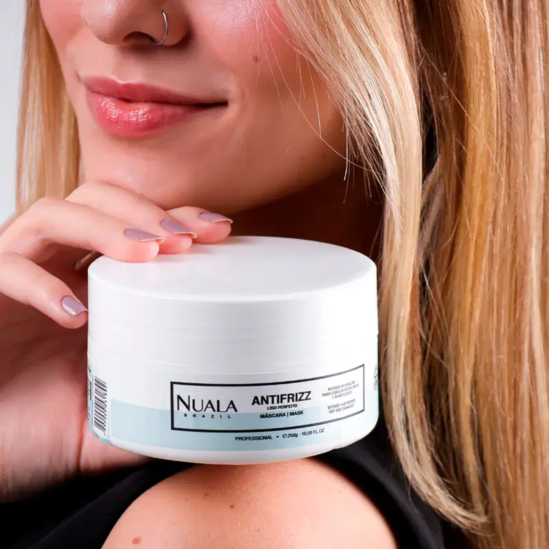 Kit Nuala Antifrizz Shampoo + Máscara + Acidificante + Leave-in (4 Produtos)