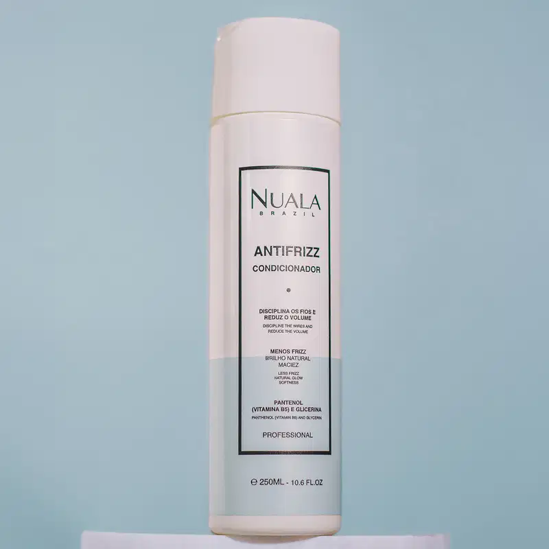 Kit Nuala Antifrizz Shampoo + Condicionador + Leave-in (3 Produtos)