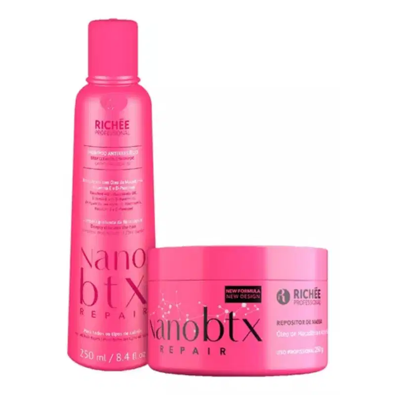 Richée Shampoo antirresíduos 250ml + Nano X Beauty 250g.