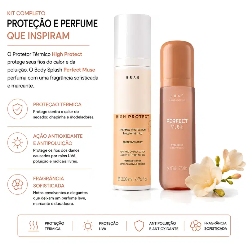 Kit High Protect   + body splash Perfect Muse