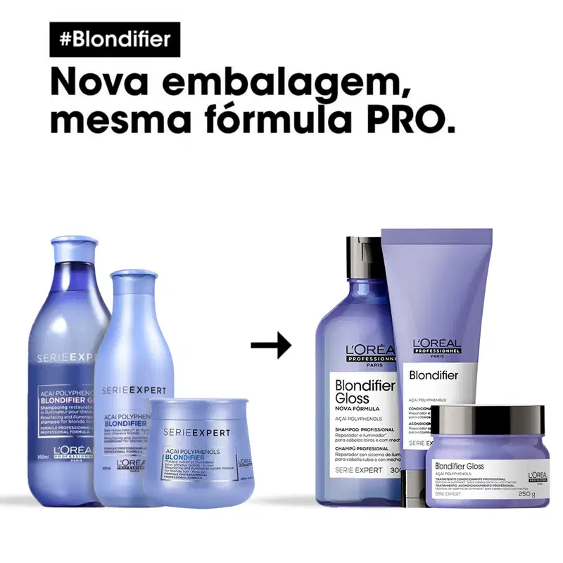 Kit L'Oréal Professionnel Serie Expert Blondifier Essential (3 Produtos)